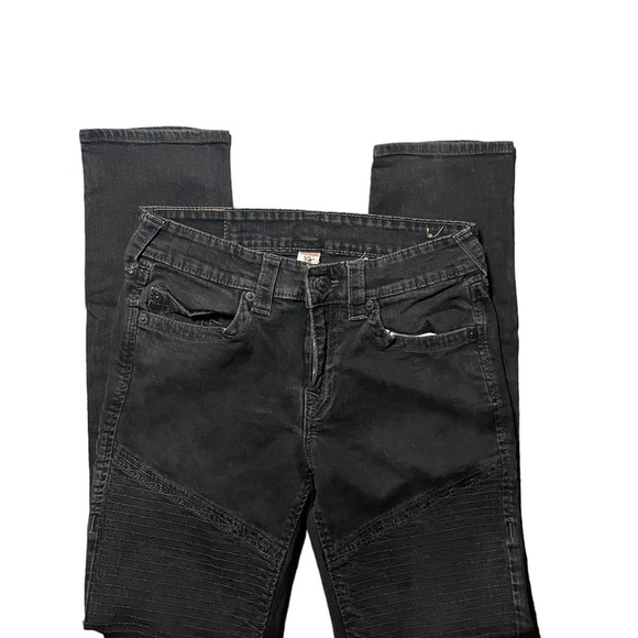 VINTAGE RARE BLACK TRUE RELIGION MOTO 31 - Picture 2 of 4